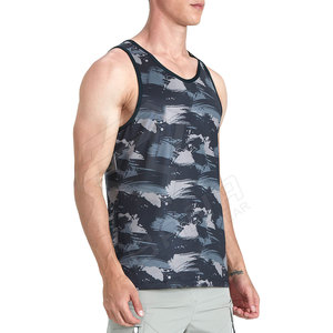 เสื้อกล้ามใส่เล่นยิมของผู้ชายชุดออกกำลังกายรัดรูปแห้งเร็วสไตล์ลำลองไซส์ใหญ่พิเศษ - Product Image 4