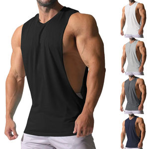 Débardeur de sport pour salle de sport Vêtements décontractés en gros Hommes Débardeur à vendre - Product Image 6