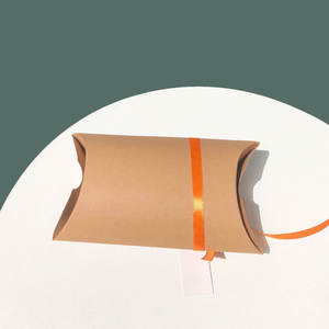 Cajas De Almohada Kraft de hoja de arce, Cajas de Regalo de recuerdo de fiesta de Acción de Gracias de papel, caja de dulces Para Boda y Baby Shower, fiesta de cumpleaños - Product Image 5