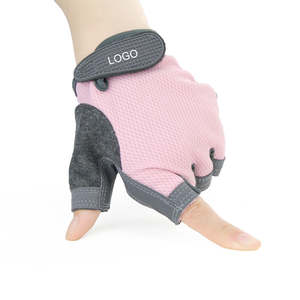 Guantes de Ciclismo HLI para Hombre y Mujer, Medios Dedos, Transpirables, de Poliéster, con Parches en la Palma, Impermeables, Anti-Impacto, para Deportes al Aire Libre - Product Image 3