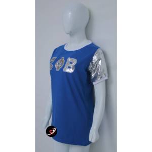 Zeta Phi Beta Camiseta personalizada con letras griegas Bordado Apliques DTF Serigrafía Tela de algodón suave Sorority Gear OEM ODM - Product Image 3