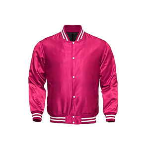 Veste en soie noire pour hommes avec broderie noire Veste en satin universitaire respirante de haute qualité pour adultes - Product Image 3