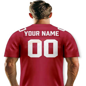 Jersey de fútbol americano cosido personalizado de la ciudad de Atlanta para hombre, uniforme de equipo al por mayor, diseño de malla transpirable sublimada - Product Image 5