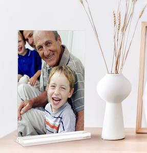 11x18 inch rõ ràng Acrylic dấu hiệu đứng xách tay Máy tính để bàn nhựa hiển thị tập tin Giá xoay cho công nhân giáo viên trình đơn trình bày - Product Image 2
