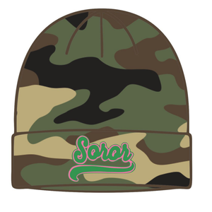 เสื้อโปโล Camo 08 Soror สีชมพูและเขียว สำหรับสตรี นักศึกษาหญิง  สไตล์ลำลอง  สำหรับกลุ่มพี่น้องนักศึกษาหญิง - Product Image 5