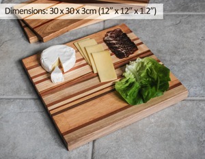 Tabla de Cortar de Madera de Diseño, Tabla de Cortar Premium para Cocina, para Verduras, Frutas, Queso, Servir, Moderna, Hecha a Mano, para Uso Doméstico - Product Image 6