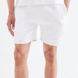 Shorts pour homme personnalisés 2024, poids lourd, délavés à l'acide, style streetwear vintage, tissu en molleton, patchwork, broderie, décontracté, uni, 100% coton - Product Image 3
