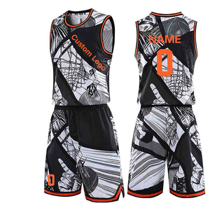 2024 uniformes de basket-ball de haute qualité nouveau Design Sublimation imprimé maillot Shorts vêtements de sport respirants pour grandes tailles personnalisées - Product Image 6