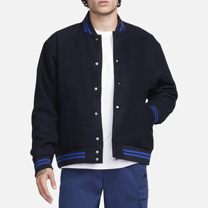 OEM Varsity <b>Jackets</b> Wool <b>Leather</b> College <b>Jackets</b> Exporter Varsity <b>Jacket</b> Letterman Cotton Fleece Standard Length for Everyday - Product Image 1