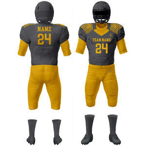 Camiseta Deportiva de Fútbol Americano para Hombre, 100% Poliéster, con Logotipo Personalizado, Impresión por Transferencia de Calor, Bordado, Nuevo Estilo, Color Sólido - Product Image 5