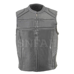 เสื้อกั๊กหนังแขนกุดลำลองสำหรับผู้ชายขนาดใหญ่พิเศษเสื้อผ้าแฟชั่นสำหรับฤดูหนาวลดราคาออนไลน์ - Product Image 3