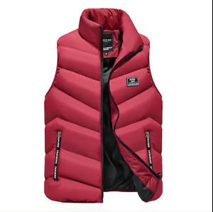 Blouson Bomber Chauffant Réversible Imperméable à Capuche pour Homme, Modèle Hiver Urbain, Couleur Unie, Personnalisable avec Logo, Chaud et Tendance - Product Image 2