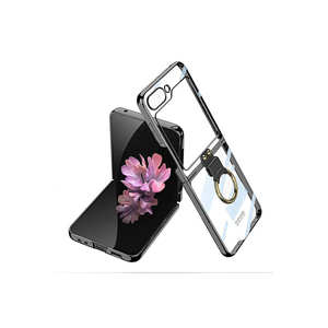 Coque de protection en silicone Netzy Premium pour Samsung Galaxy Z Flip 6, étui rigide en PC avec support anneau, la dernière coque de téléphone portable - Product Image 1