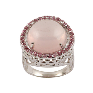 Delicadeza joyería al por mayor sólido 925 plata esterlina labradorita circón anillo de piedra múltiple para mujeres regalo ella - Product Image 4