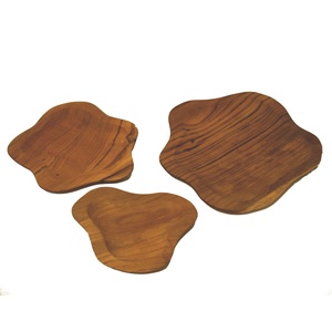 Vajilla Catering Bandeja de madera para servir té Café Bandeja para servir para cafetería o catering Uso de cantina - Product Image 1