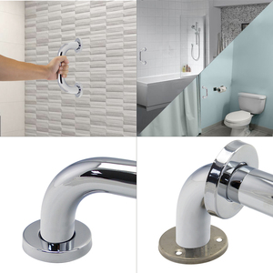 Maurer Shower <b>Grab</b> <b>Bar</b>, Chrome Finish, 32 mm Diameter, 22 cm Length. - Product Image 2