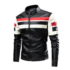 Chaqueta de Motociclista de Cuero Genuino para Hombre, Modelo 2026, con Cierre Frontal, Logotipo Personalizado, OEM, ODM, Venta al Por Mayor - Product Image 5