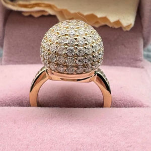 Bague de fiançailles en diamant de laboratoire sur mesure, coupe unique, or jaune 14 carats, ailes fines, design unique, unisexe, cadeau de fête - Product Image 1