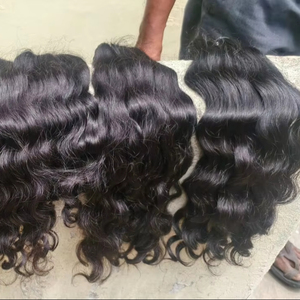 Paquetes de cabello ondulado indio natural sin procesar 100% Extensiones de cabello humano de color claro ¡Compre ahora! - Product Image 1