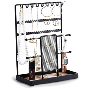 Présentoir à bijoux à plusieurs niveaux Présentoir à clous d'oreilles Tour de bijoux Organisateur de bijoux Présentoir de table à bijoux au prix de gros - Product Image 5