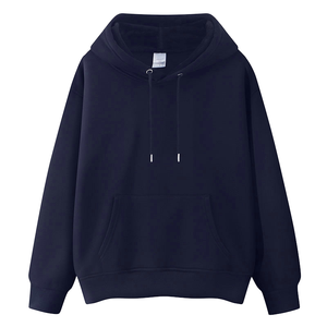 Sudadera con capucha unisex de mezcla de algodón de alta calidad personalizada para Jersey estampado bordado técnica invierno sudadera de gran tamaño para hombres - Product Image 1