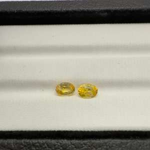 พลอยนาลินอินแซฟไฟร์สีเหลือง Sri lankan 2.45ct วงรีให้ความร้อนตัดเป็นรูปวงรีให้ความร้อนคุณภาพสูงจากธรรมชาติ - Product Image 2