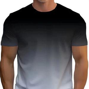 100% coton hommes T-shirts Sublimation Design Fit Quick Dry Casual Design personnalisé Offre Spéciale vierge Sublimation T-shirts pour hommes - Product Image 1