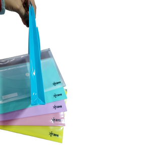Busta per Lettere Color Pastello con Chiusura a Bottone e Cerniera - Product Image 3