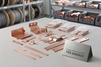 Pièces et composants en cuivre sur mesure, détails en cuivre conducteur de haute précision pour transformateurs électriques et équipements industriels