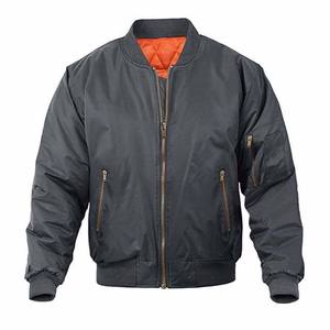 Chaquetas Bomber para Hombre de la Mejor Calidad al por Mayor, Chaquetas Bomber Personalizadas de Satén para Hombre con Dos Bolsillos Laterales de Algodón y Poliéster - Product Image 1