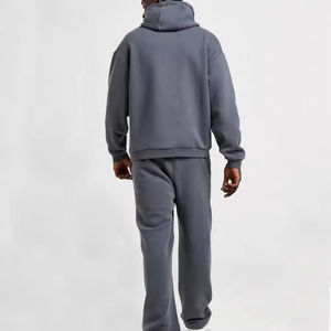 Factory Custom logo <b>Men</b> Track Suits Private Label Jogger Sets Knit Cotton Premium Tech Fleece Tracksuits - Product Image 2