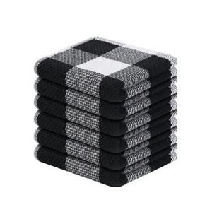 Toalla de Cocina Personalizada, Bordada, Elegante, Color Azafrán, Precio de Fábrica, 100% Algodón, Certificación GOTS, Diseño Waffle - Product Image 5