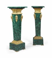 Pilier d'accentuation en malachite semi-précieuse pour comptoirs de cuisine, dessus de table en granit et meubles élégants