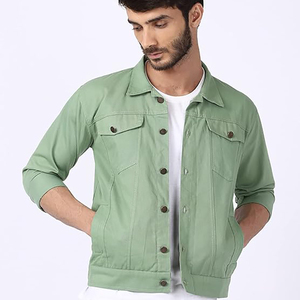 Veste utilitaire décontractée légère pour homme FreshMint avec manches longues et poches fonctionnelles sur le devant - Product Image 5