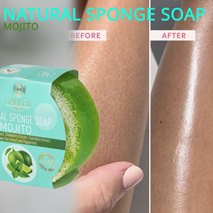 Savon Premium Mojito avec éponge, rafraîchissant, hydratant, exfoliant, de haute qualité, vente en gros, fabriqué en UE - Product Image 3