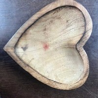 Ev ve parti kullanımı için toptan çevre dostu ahşap mumluk kase el işi dekoratif