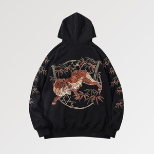 Sweat à capuche pour hommes en coton à coupe ample et épaisse Pull vierge surdimensionné avec logo personnalisé imprimé Pull à capuche pour hommes - Product Image 1