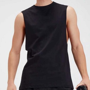 Débardeur long slim fit couleur olive de Hosten Greek Enterprises 2026 pour la salle de sport, décontracté, logo frontal, anti-UV, séchage rapide, respirant - Product Image 5