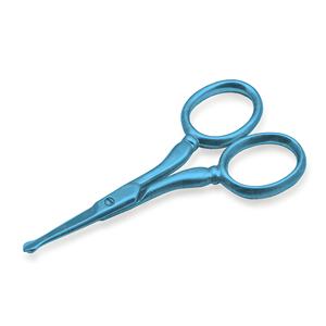 Ciseaux en acier inoxydable à pointe pointue pour un usage domestique Mini ciseaux à cils de beauté Revêtement multi-plasma Nouveautés Emballage avec logo personnalisé - Product Image 4