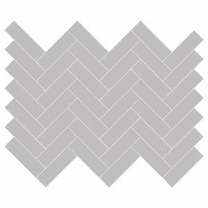 Matériaux de construction Inde 320x294mm Acier Gris Mosaïque Carreaux 73mm Chevrons Porcelaine Mosaïque RampTiles pour - Product Image 1