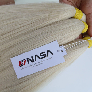 Extensions de cheveux en vrac de haute qualité au prix de gros 100 grammes 18 pouces texture complète de couleur claire à double tirage - Product Image 1