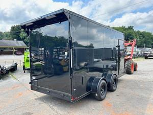 Remolque de Carga Cerrado de 7x16 con Envío Gratuito, Remolque Utilitario de Servicio Pesado con Eje Tándem para Transporte de Equipos, Herramientas y Mercancías - Product Image 5