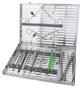 Juego de 11 Instrumentos Dentales Manuales Reutilizables para Implantes de Composite con Estuche de Acero Inoxidable - Product Image 5