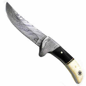 Couteaux de chasse Damas de haute qualité couteau de chasse personnalisé à lame fixe - Product Image 1