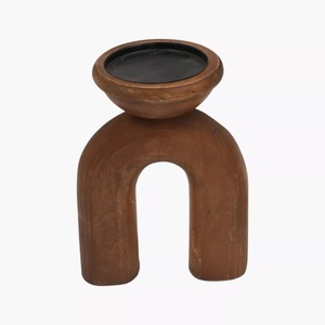 New Design Wooden <b>Candle</b> <b>Holder</b> Elegant Table Centerpiece Stylish Decorative Accent Rustic And Cozy Home Display - Product Image 2