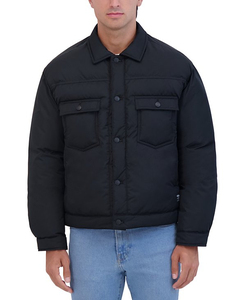 Veste d'hiver matelassée durable avec une épaisse isolation intérieure rembourrée et un ajustement extérieur confortable et flexible - Product Image 2