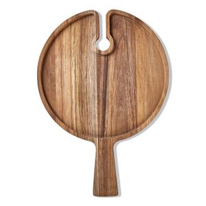 Planche à découper en bois d'acacia naturel la plus vendue à la main avec poignée planche à découper de légumes bon marché pour la cuisine - Product Image 2