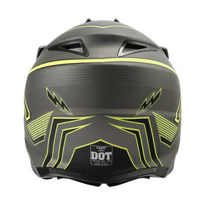 Casco Integral para Adultos con Doble Visera, Aprobado por DOT, Nuevo, Tallas M, L, XL, XXL, ABS Termoplástico, para Todas las Estaciones, Garantía de 12 Meses, Motocross Todoterreno - Product Image 6
