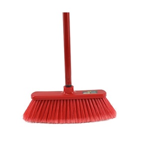 High Quality Luxury Household <b>Broom</b> Stick with Soft Plastic Bristle Floor Cleaning Head Plastic <b>Handle</b> Factory Direct - Product Image 3