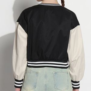 Meilleure qualité femmes Varsity vestes 100% coton laine Top qualité souper doux confortable Baseball Letterman veste pour femmes - Product Image 5